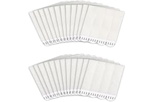 MOVELYST 64-Pairs(128 Strips) Medium Picture Hanging Strips, Hook and Loop Tape, Picture Hanger Damage Free, Waterproof Adhesive Strips for Frame Hanging and Christmas Decorations, Heavy Duty