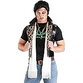 Rocky Horror Picture Show Eddy Costume For Adults | Officially Licensed, Includes T-Shirt, Vest, Scarf, Necklace