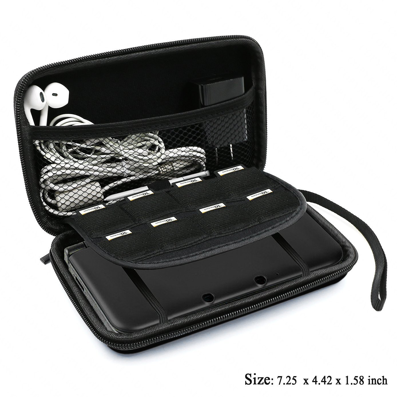 BEADY Carrying Case for Nintendo NEW 2DS XL、NEW 2DS LL、3DS、NEW 3DS、DSi、DSLite Storage case Console Storage case Black
