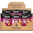 Hunter's Premium Hand-Cut Chips | Free from Preservatives & Artificial Colors | Cholesterol-Free | Himalayan Pink Salt Crisps | Great for Special Occasions | Non-GMO | Pack of 8 | 40g