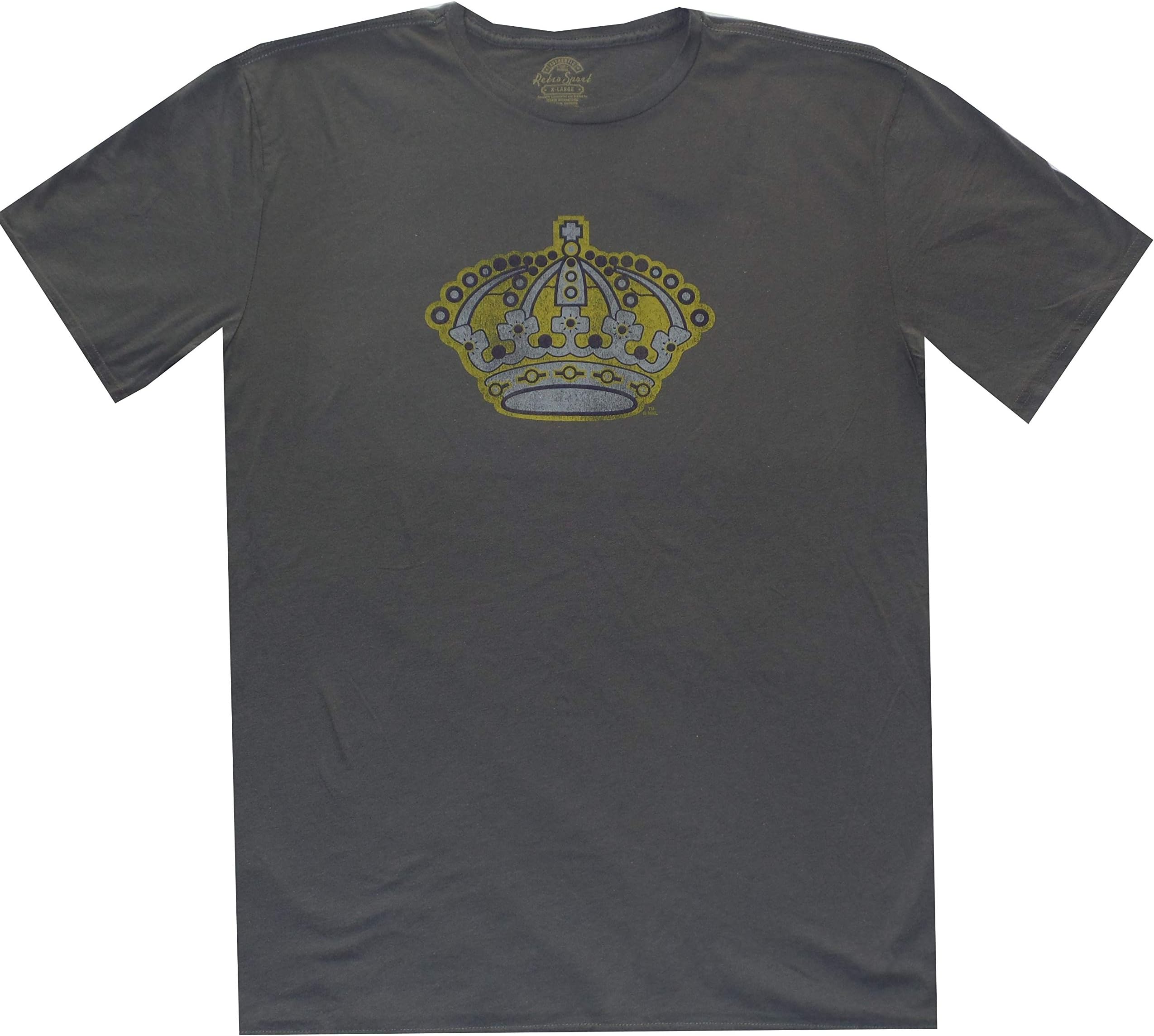 Retro Sport Los Angeles Kings Throwback Vintage Slim Fit T Shirt