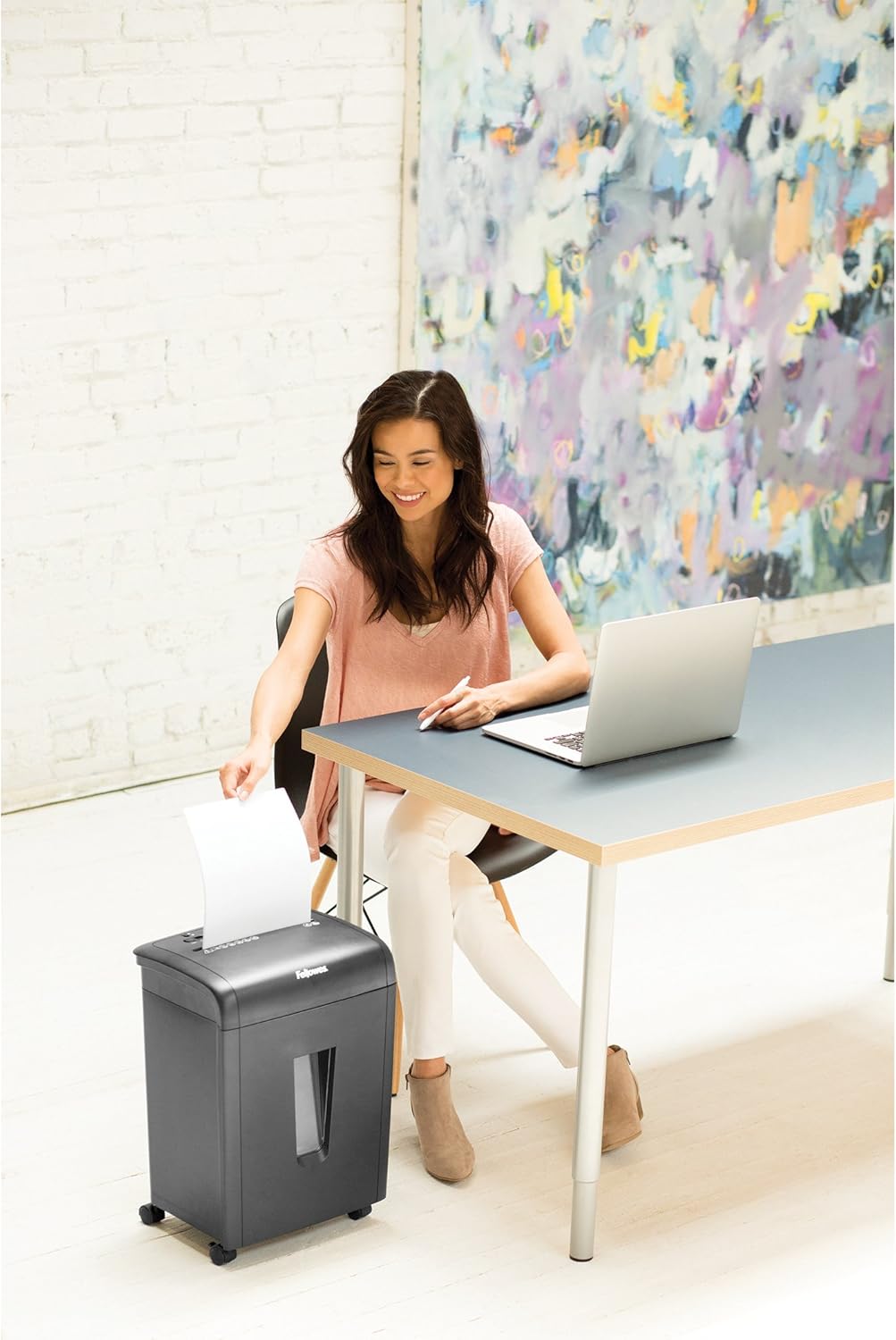 Fellowes 62MC 10-Sheet Micro-Cut Home and Office Paper Shredder with Safety Lock for Added Protection (4685101),Black: Industrial & Scientific