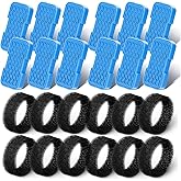 AONBOY Cat Water Fountain Filters, 12 Filters + 12 Cat Fountain Sponge, Suitable for AONBOY Pet Fountain S3-SC, Multiple Filt