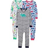 Simple Joys by Carter's baby-boys 3-pack Snug Fit Footless Cotton Pajamas