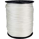 QNR 1/8" Knotrite Nylon Rope - 500 Ft Spool, 350 Lb Strength, Made In USA