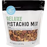 Amazon Brand - Happy Belly Deluxe Pistachio Mix, 16 Oz
