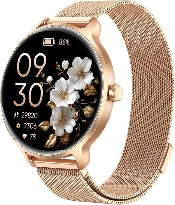 Smartwatch Damen Rund, 1.27\