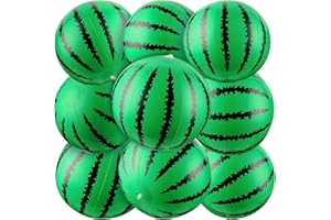 WELLVO Watermelon Beach Balls 24 Pack 12" Inflatable Beach Balls Bulk Pool Party Favors Inflatable Swimming Pool Beach Toys for Summer Activities Water Games Beach Party Decorations Favors Supplies