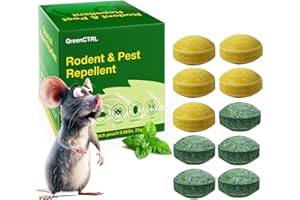 FAILPEST Mice Repellent 10PCS, Natural Peppermint Oil Balls, Non-Toxic, Safe for Pets, Effective Rodent Deterrent for Home & Kitchen