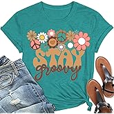 I Love The 80's Shirts for Women Vintage 80s Music Tee 80s Theme Party Short Sleeve Tops