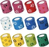 Sagafly Self Adherent Vet Wrap 2x5 Yards 12 Rolls Elastic Bandage 5cmx4.5m view 2
