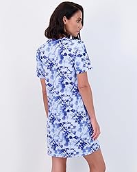 Real Essentials Womens Short Sleeve Nightgown