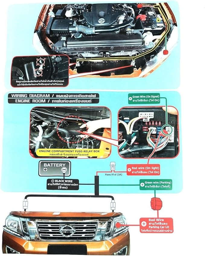K1autoparts Led Led Daylight Chrome Headlight Lower Eyebrows Eyelid Cover Trim For Nissan Navara Frontier Np300 Pickup 2014 2015 2016