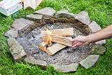 KindleFlamer 50 Natural Firelighters Kindling Wood Burner Firepit BBQ Pizza view 4