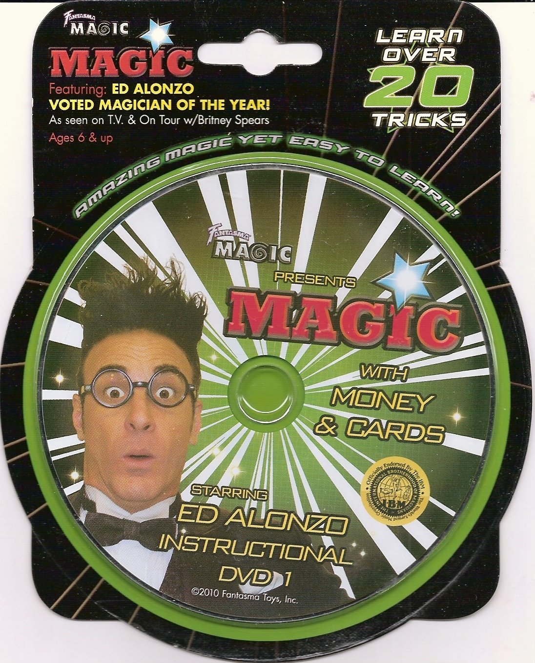 Ed Alonzo 20 Magic Tricks w Money & Cards Easy to Learn