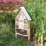 Navaris XL Wooden Insect Hotel - Natural Habitat for Bees & Butterflies view 2