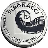 Fibonacci Mustache Wax Very Strong All Day Hold 100% Natural, Subtle Natural Scent No Fragrance USA Handmade Small Business 1oz, Pick Included, Handlebar Hungarian English Dali (GOLDEN, 1OZ)