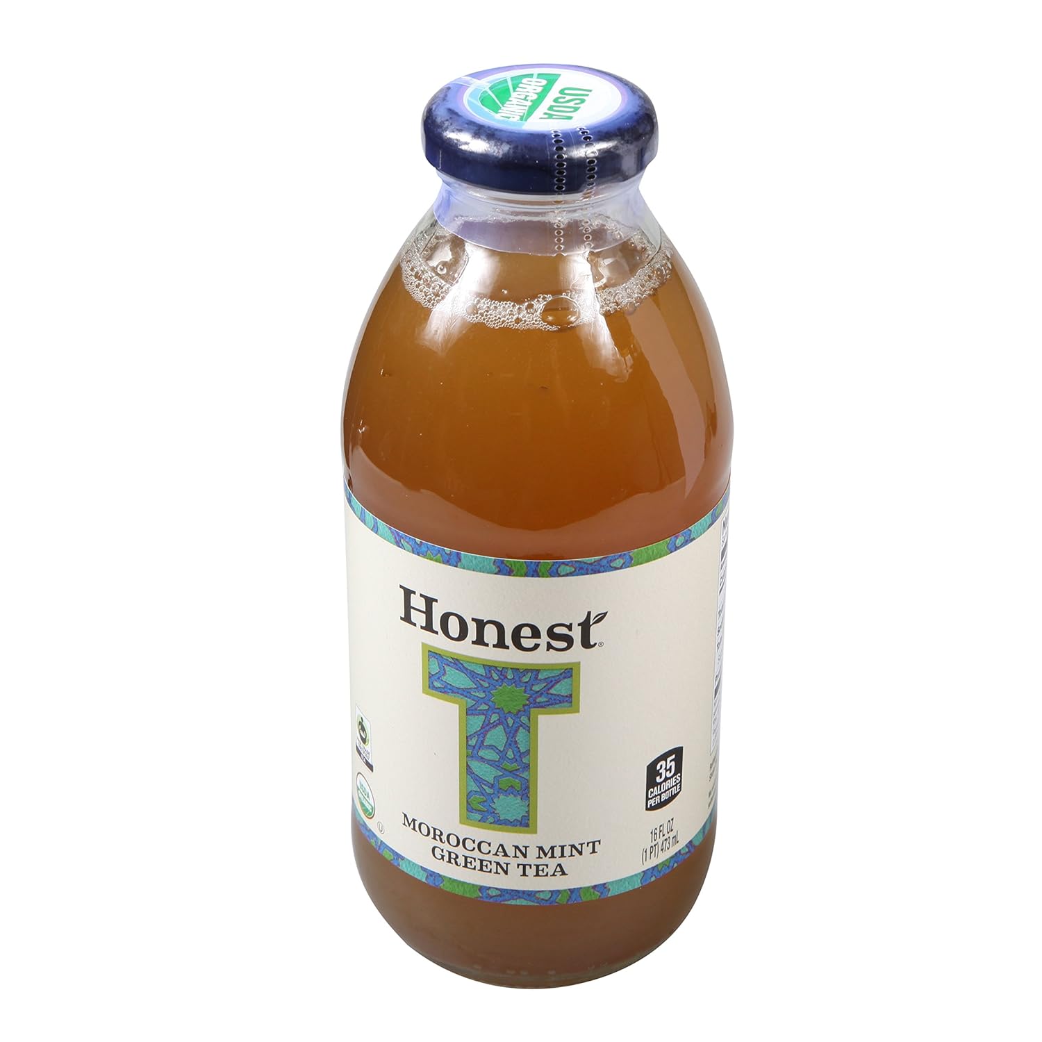 Cocacola Honest Tea, Moroccan Mint Green Tea, 16 Oz Nutrition Beverages