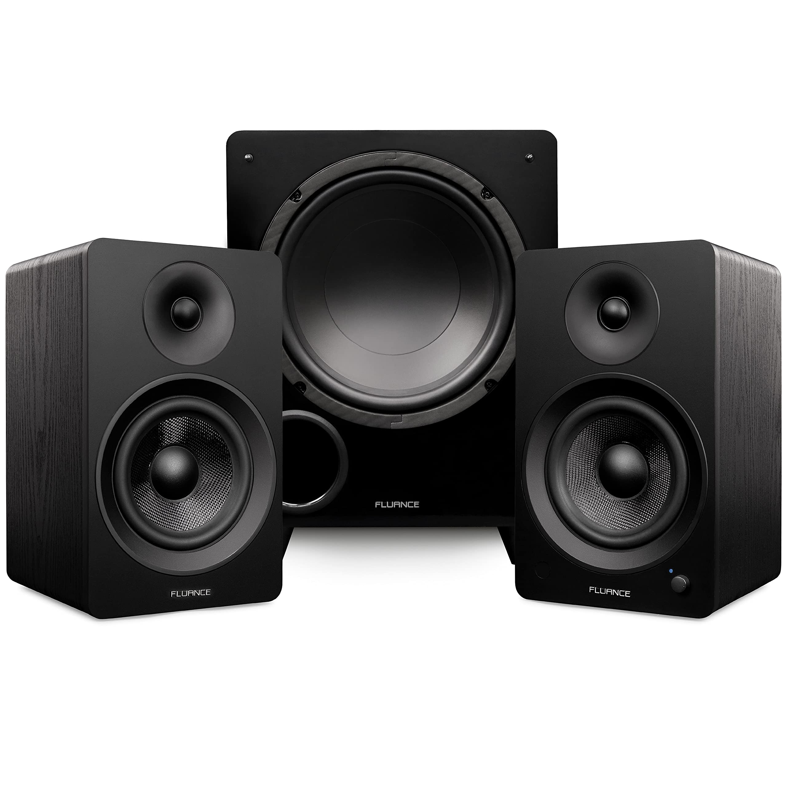 Fluance Ai61 Powered 6.5" Stereo Bookshelf Speakers