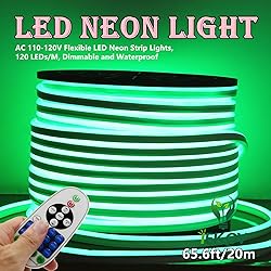 IEKOV LED NEON Light, AC 110-120V Flexible LED Neon