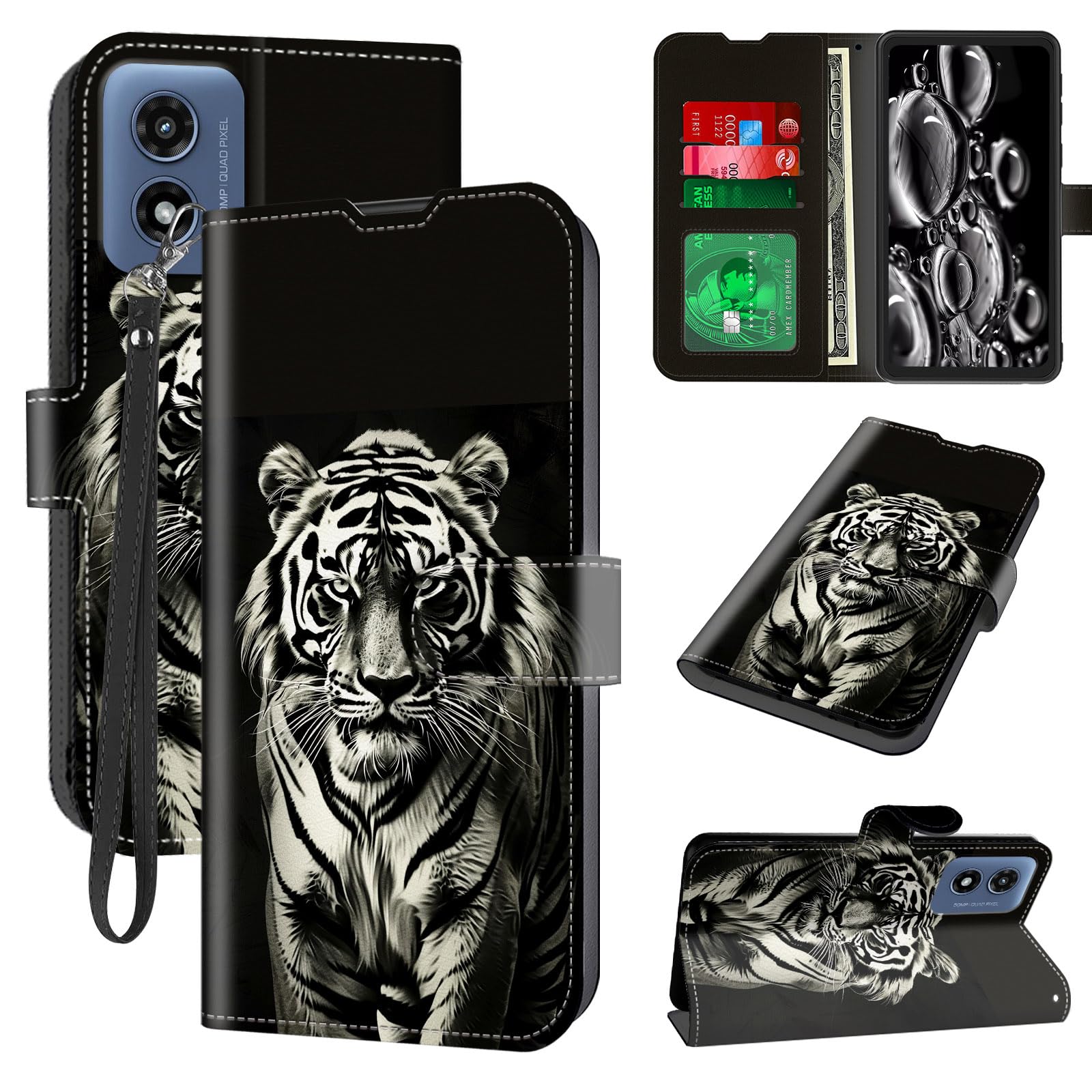 ACWDMKH for Motorola Moto G-Play-2024 Case Wallet