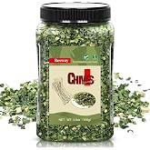 Besway Chinese Dried Green Chives 3.5 oz (100g), Chopped Chives | Premium Dried Green Chives, Perfectly Chopped for Soups, Eggs, Dips, Potatoes, Pasta and Everyday Cooking.