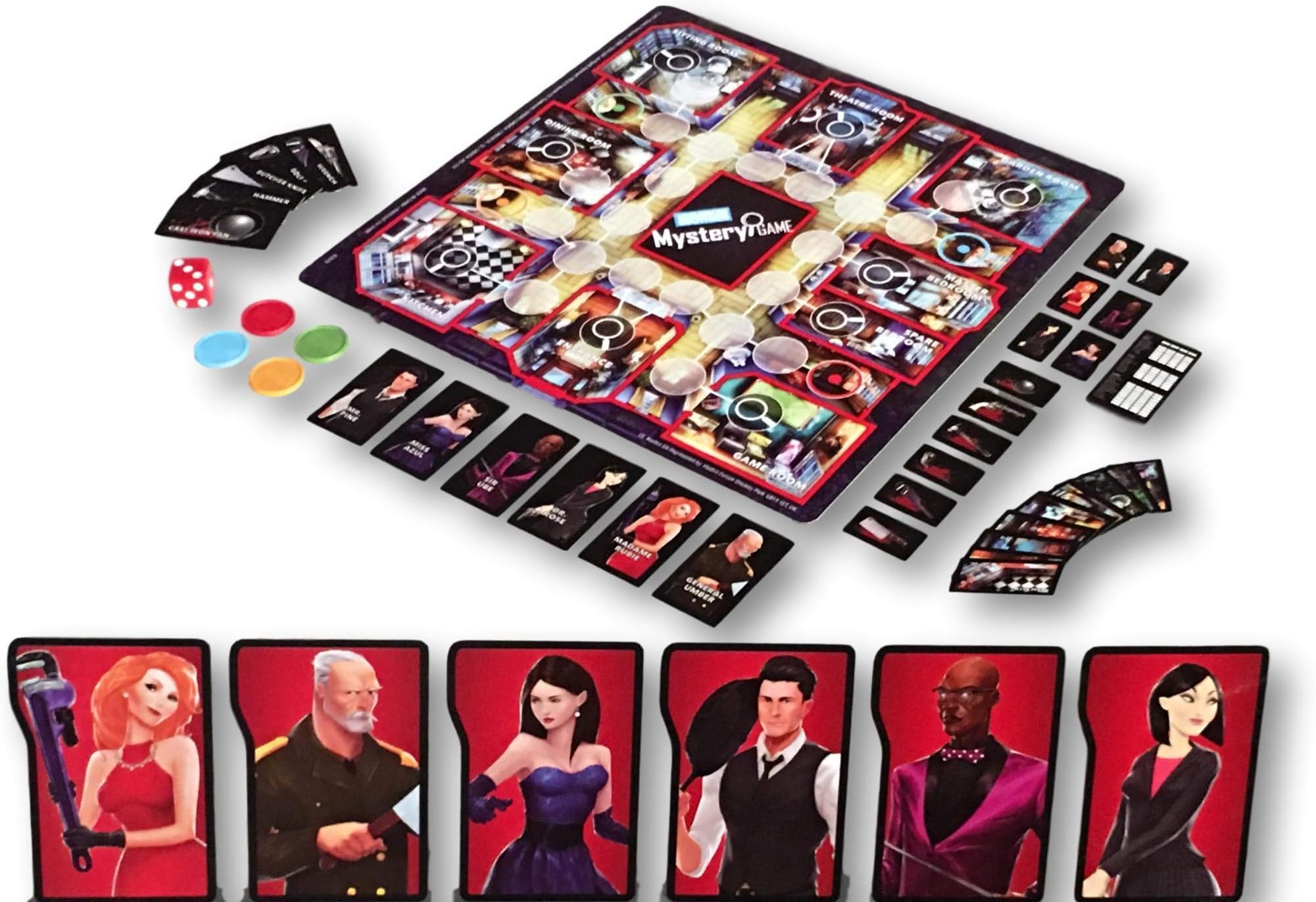 Parker Brothers Mystery Game 8+ Your The Detective Solve Crime to Win (3-4 Players)