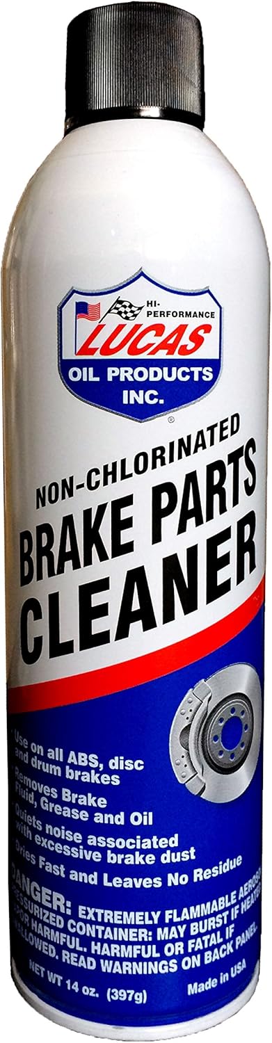 Lucas Oil 10906-12 Brake Parts Cleaner 14oz Case of 12: Automotive