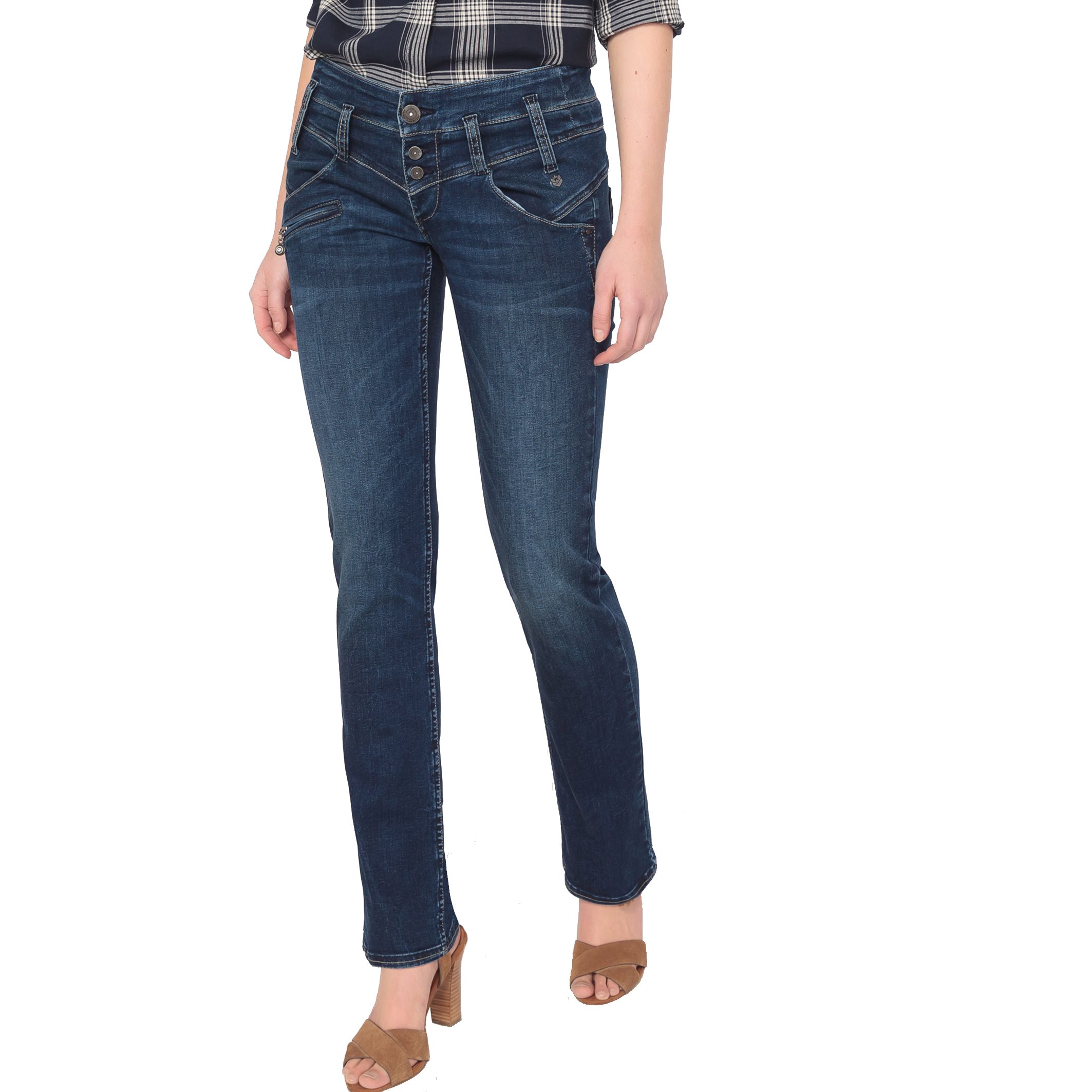 Freeman T. Porter Women's Amelie SDM Straight Jeans