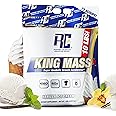 Ronnie Coleman Signature Series King Mass XL Mass Gainer Protein Powder, Muscle Gainer, 60g Protein, 180g Carbohydrates, 1,000+ Calories, Creatine and Glutamine, Vanilla Ice Cream, 10 Pound