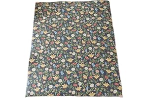 ARZOCOLIA 100% Cotton Futon Cover for Japanese Futon Floor Mattress with Zipper Twin Full Queen Machine Washable Super Soft (Garden, Full)