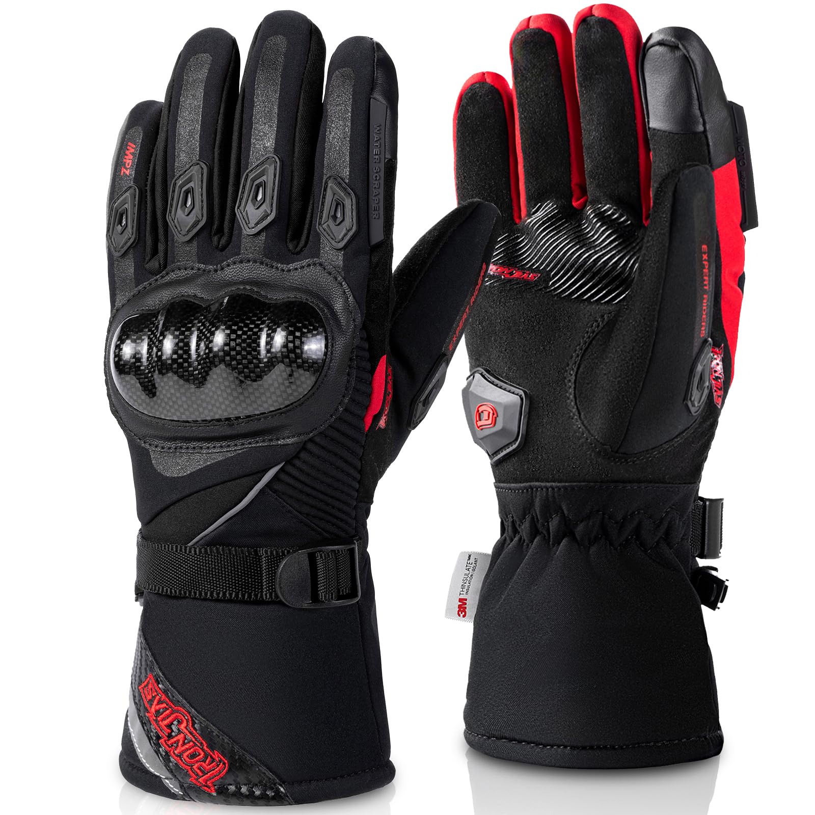BORLENI Winter Motorcycle Gloves Waterproof