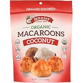 Jennies Organic Coconut Macaroons, 5.25oz | Dairy Free | Peanut Free | Gluten Free | Individually Wrapped