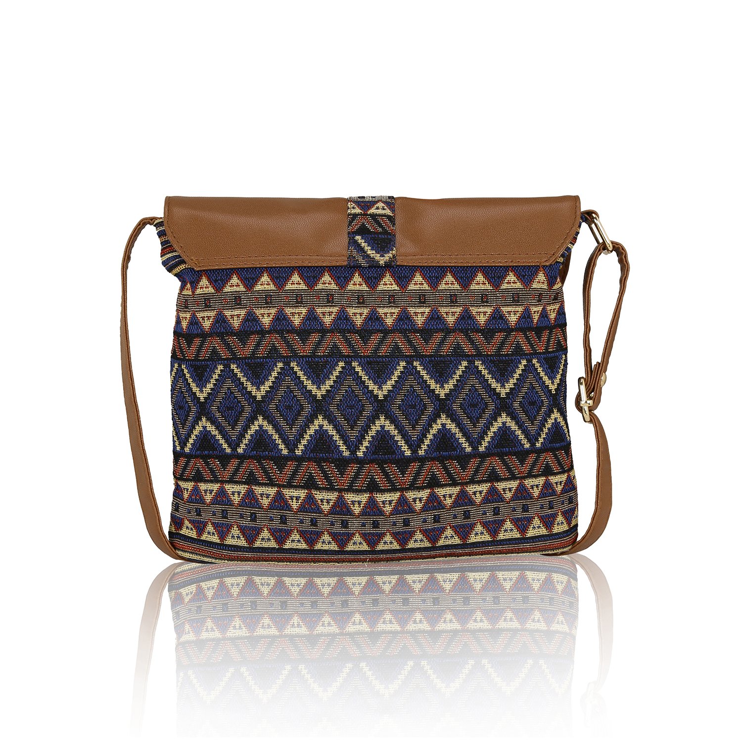 kleio jacquard stylish sling bag for women / girls