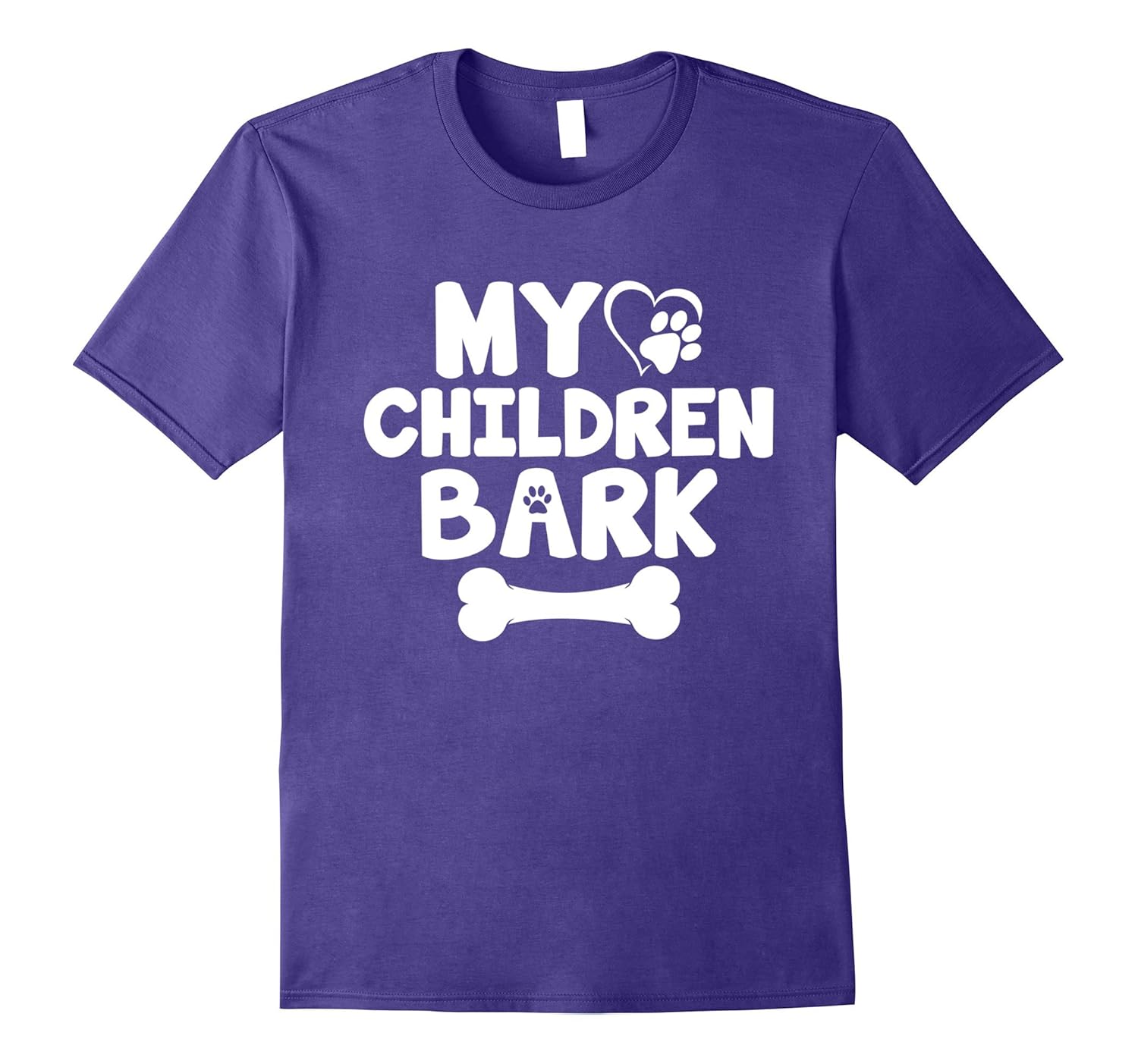 My Children Bark T Shirt Funny Dog Dad Dog Mom-ANZ