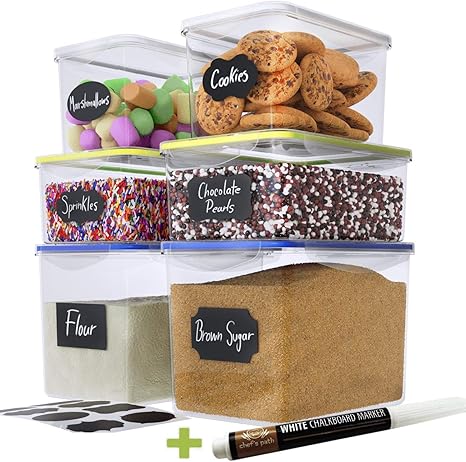 Chef S Path Large Food Storage Containers Great For Flour Sugar