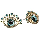 Betsey Johnson Eye Stud Earrings