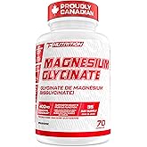 TC Nutrition - Magnesium Glycinate 70 Capsules - 400 mg Daily Dose for Men & Women, Pure Chelated Magnesium Bisglycinate to S