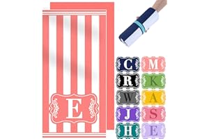 ANTFUNY Oversized Microfiber Monogrammed Beach Towel Travel Essentials Must Haves 2024 Travel Hot Bub Spa Bath Beaxh Towl Long Lounge Chair Umbrella Tent Shelter Accessories 沙滩巾 Personalized Custom Customized