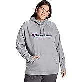 Champion womens Powerblend Fleece Hoodie, Full Script