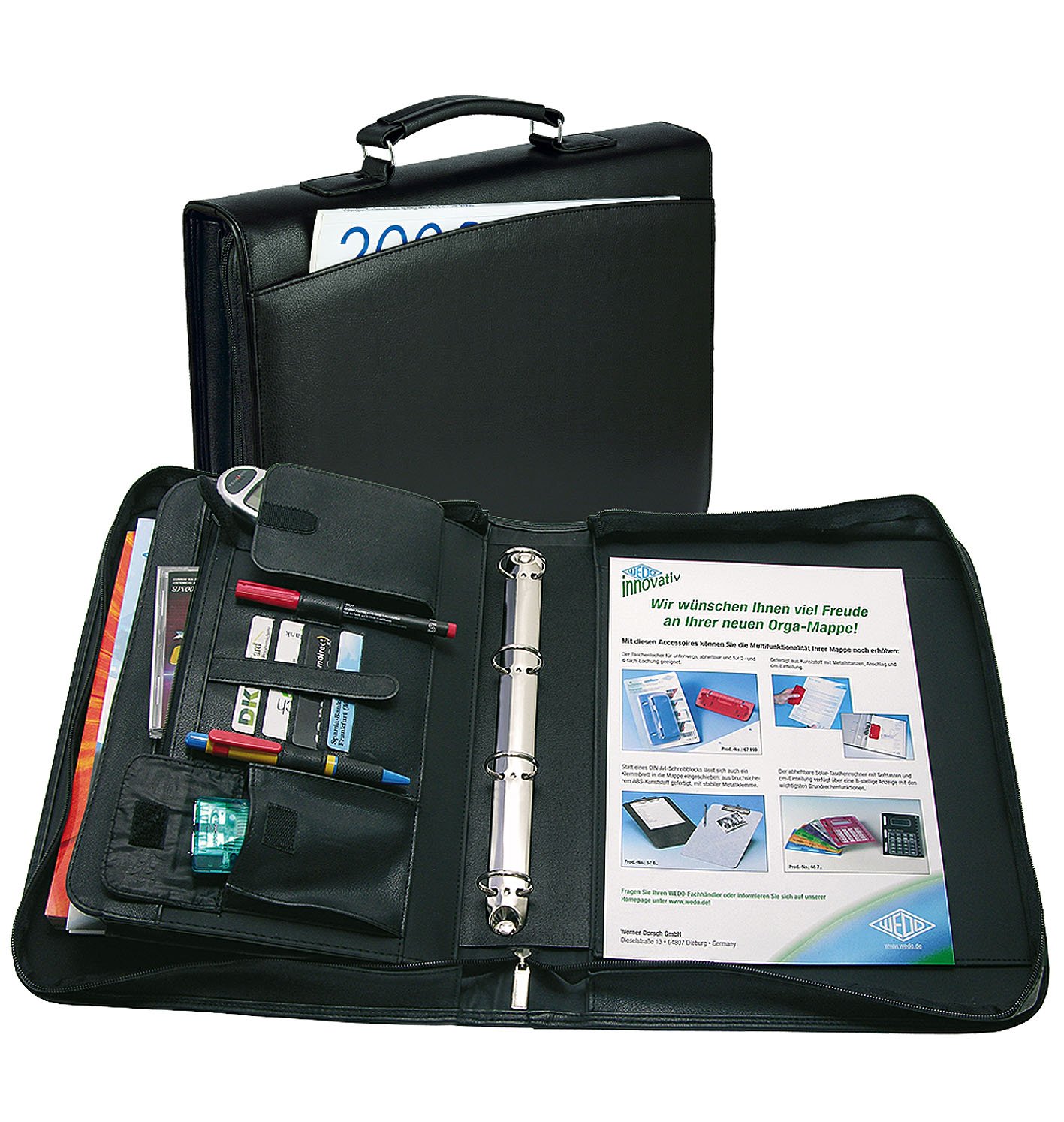 Wedo Document Case and Conference Portfolio - Black — image 1