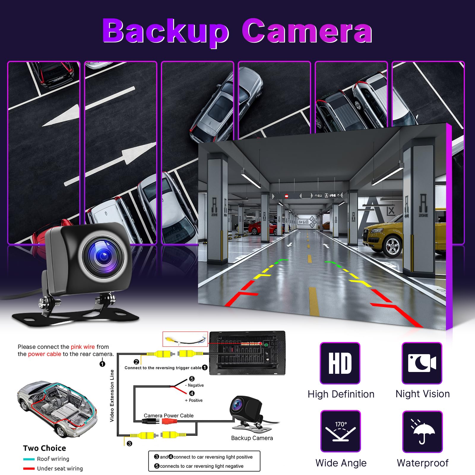 Leadfan Car Stereo for Honda Civic 2006 2007 2008 2009 2010 2011 Radio Compatible with Wireless Apple Carplay Android Auto 10.1'' Touchscreen GPS Navigation Bluetooth WiFi Backup Camera SWC (2+32G)