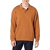 Amazon Essentials Men's Relaxed-Fit Knit Polo Sweater