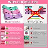 CFX Resistance Bands 3 Sets Non-Slip Fabric Booty Bands 3 Levels view 4