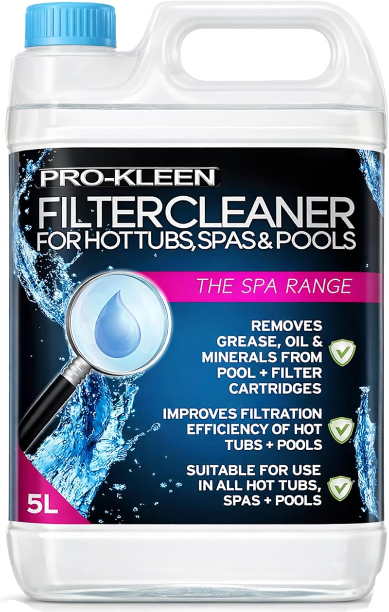 Pro-Kleen MY1437 Hot Tub Pool Spa Filter Cleaner 5L 10 Treatments