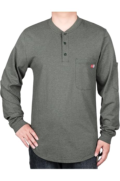 Bocomal Fr Shirts For Men Frc Shirts For Men Flame Resistant Shirt