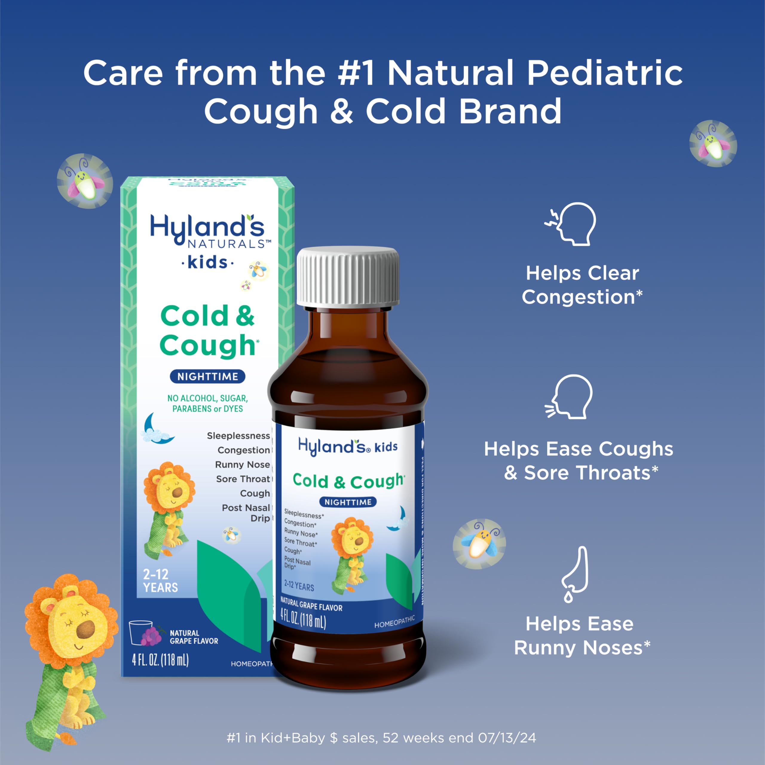 Mua Hyland's Kids Cold and Cough, Nighttime Grape Flavor Cough Syrup ...