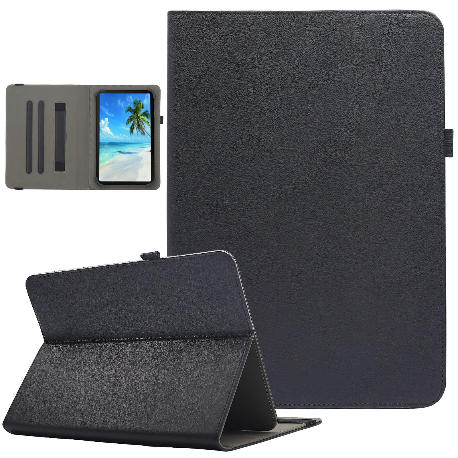 Universal 10 10.1 Inch Android Tablet Case, Dluggs PU Leather Multi ...