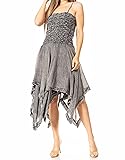 Sakkas 2058 - Ella Smocked Bodice Spaghetti Strap
