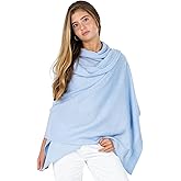 Velanio Cashmere Luxury Knitted Wrap Travel Shawl Scarf, Pashmina Stole, All-Season Scarf for Women Cashmere Wool Blend